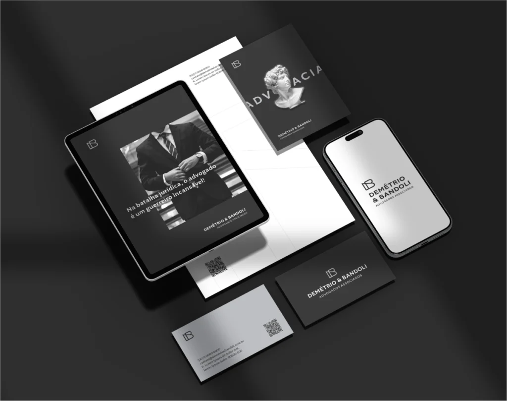 Projeto de Identidade Visual Premium para Demétrio e Bandoli - Vaillant Estúdio